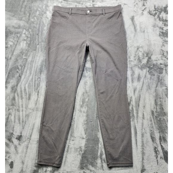 Time and Tru Denim - Time And Tru Jeans Womens XXL (20) Gray Pull On High Rise Jegging Stretch Casual
